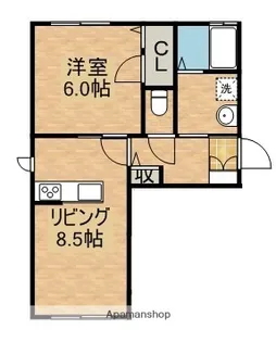 アーク・コスモ【103号室】の間取り