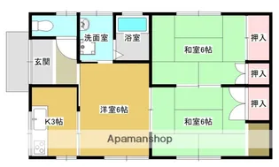 宮崎県都城市志比田町【一戸建】の間取り