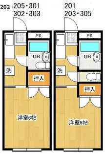ガーデンTM2【2階】の間取り