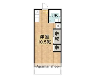 セイシェルハイムⅠ【203号室】の間取り