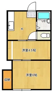 コーポひまわりⅡ【2階】の間取り