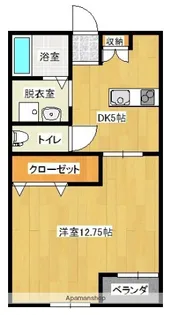第1年見マンション【1階】の間取り