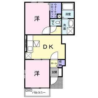 さくらコート【1階】の間取り