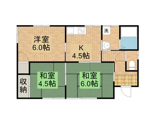 鹿児島県曽於市末吉町二之方【一戸建】の間取り