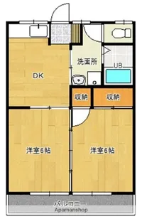 ガーデンR8(旧コーポトミー)【1階】の間取り