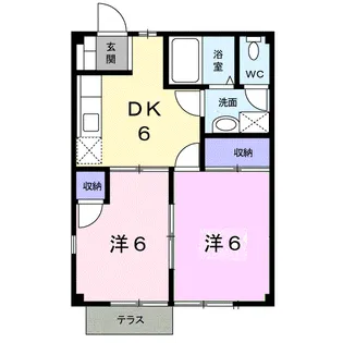 Y・プロスペール 2【1階】の間取り