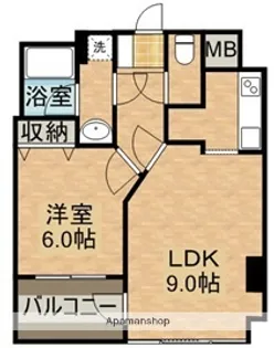 LA VILLE NORD HILLS【1002号室】の間取り