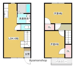 フォルクスコート【1階】の間取り