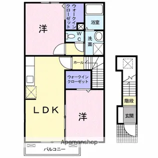 ベルグ29Ⅰ【201号室】の間取り