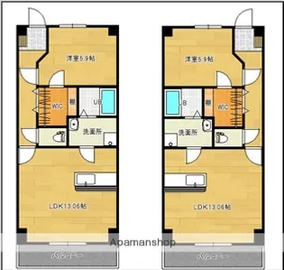 LIENAMOUR(リアンアモール)【6階】の間取り