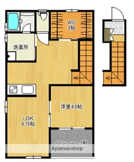 オリーブハウス【B201号室】の間取り