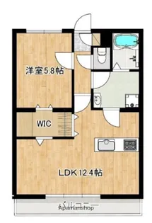 LIEN SAUT(リアンソー)【402号室】の間取り