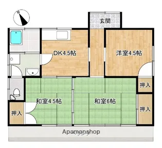 宮崎県都城市都北町【一戸建】の間取り