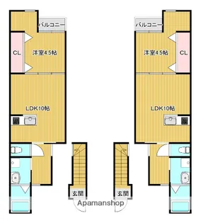 KIND FALCON【2階】の間取り