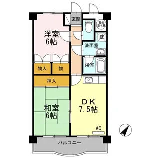 キルトスター【2階】の間取り