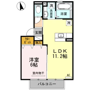 ル・グラン花繰 Ⅰ【2階】の間取り