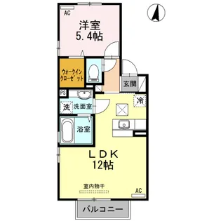 ブライトコート花繰 C棟【1階】の間取り