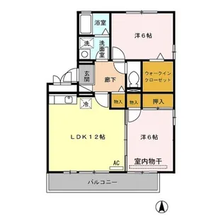 セジュール早水 Ⅰ号館【3階】の間取り
