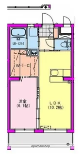 M10みまた【4階】の間取り