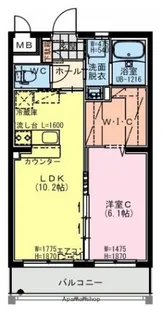 (仮称)都城年見町Hマンション【1階】の間取り