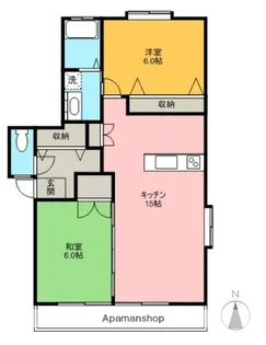 テソロ都【2階】の間取り