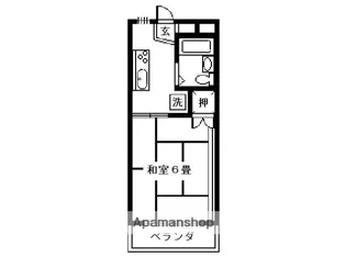 シティハイツ姫城 A・B【A15号室】の間取り