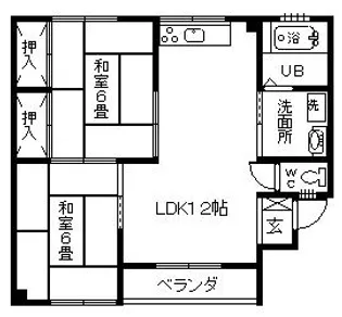 メゾン都原【1階】の間取り