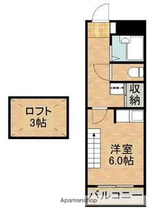パレス吉村【201号室】の間取り