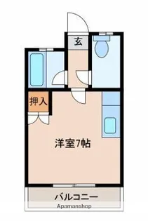 セイルポート【302号室】の間取り