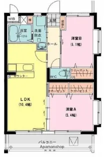 イル・ソーレ1【4階】の間取り