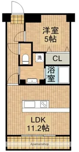 宮崎ミッドタウンサウスタワー【2階】の間取り