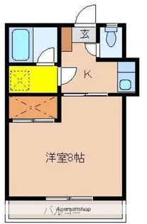 コーポMⅡ【108号室】の間取り