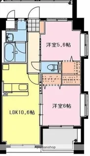 BROOK’S SQUAREⅡ【5階】の間取り