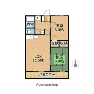 シャルマンK【3階】の間取り