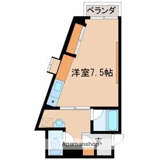 マトリクス【307号室】の間取り