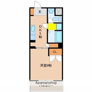 ANマンション【205号室】の間取り