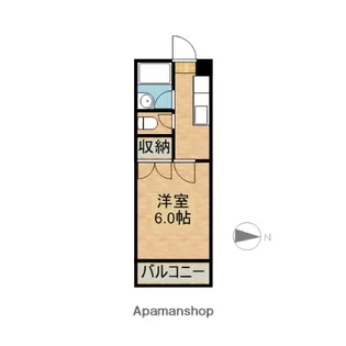 第7三重野ビル【40A号室】の間取り