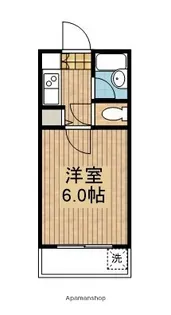 フレクション堀川【405号室】の間取り