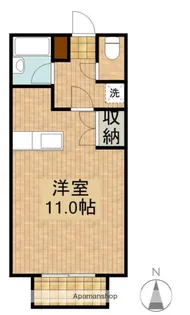 エレガンス天満【202号室】の間取り