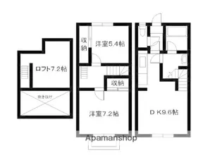 エレガンス小戸【1階】の間取り