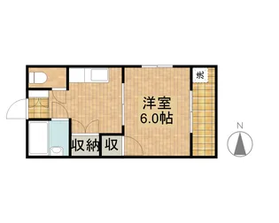 サザンウイング2番館【301号室】の間取り