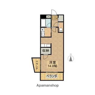 ALTE NORTH TOWER【9階】の間取り