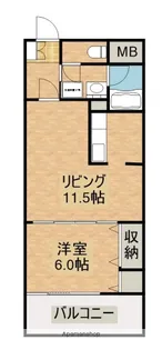 ALTE NORTH TOWER【4階】の間取り