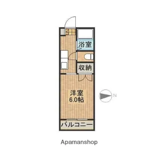 プチメゾン末広【307号室】の間取り