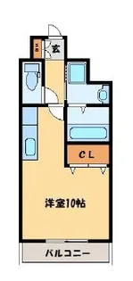 ルミナス恒久南【406号室】の間取り