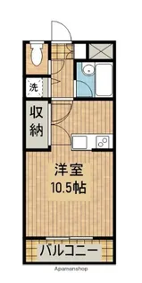 サンデービーチ【307号号室】の間取り