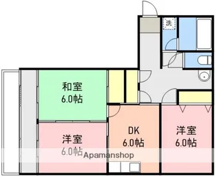 TSコーポ【201号室】の間取り
