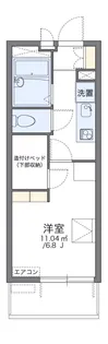 レオパレスヒルズハイネ【2階】の間取り
