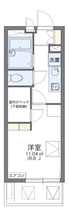 レオパレスヒルズハイネ【3階】の間取り