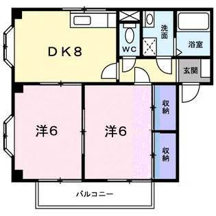 ヴィラマリン A【1階】の間取り